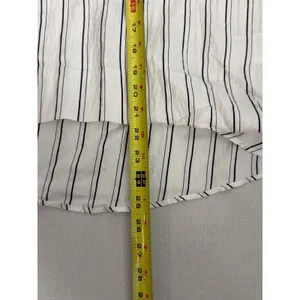 Anthropologie Women's striped Oversized NWT Blouse size S thumbnail 7