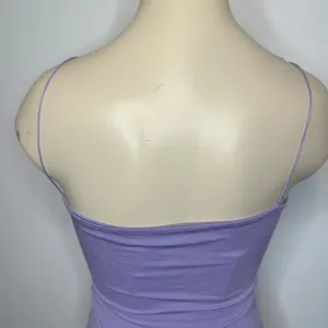 Naked Wardrobe Women's 2X Got The Scoop Bodysuit Purple Thin Strap Thong NWT thumbnail 3