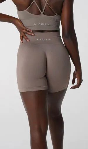 NVGTN Pro Shorts Med Taupe thumbnail 1