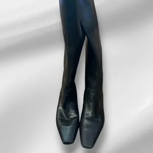Enzo‎ Angiolini Black Leather Tall Boots thumbnail 3