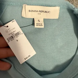 Banana Republic Ribbed High-Crew Top 771407, Bali Blue, S thumbnail 4
