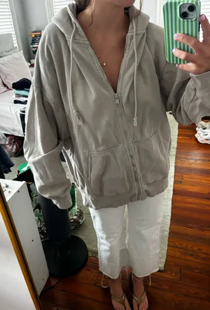 Brandy Melville Zip-Up Hoodie thumbnail 1