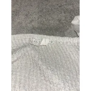 astr the label dress white linen blend‎ L square neck thumbnail 6