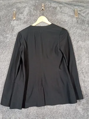 Athleta Avenue Blazer Womens Size 8 Black Stretch Travel Office Buniness Classic thumbnail 10