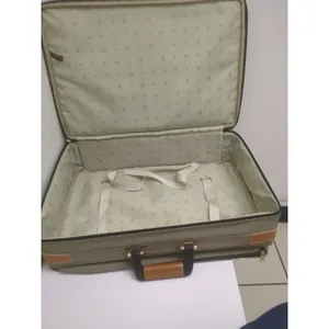 Diane Von Furstenberg DVF Vintage Luggage Green Travel Carryon 22"x 6" x 14" thumbnail 6