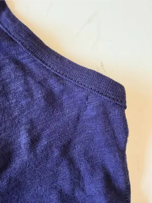 Rag & Bone Slub cotton tank top, sleeveless, indigo blue size M thumbnail 9