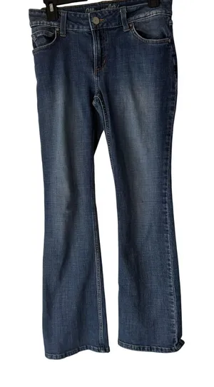 Wrangler Womens Boot Cut Jeans Medium Wash Size 5x32 Western Denim Cowboy‎ thumbnail 1