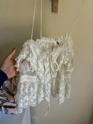 Free People Sofia Embroidered Mesh Tank Top thumbnail 5