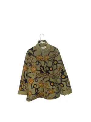 Vintage Nicole Summers Pure Silk Quilted Jacket Equestrian Hunt Padded Barn Coat thumbnail 9