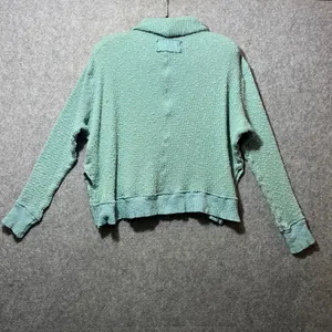 We The Free Tommy Turtleneck Textured Knit Sweater S Oversized‎ Boxy Slouch thumbnail 7