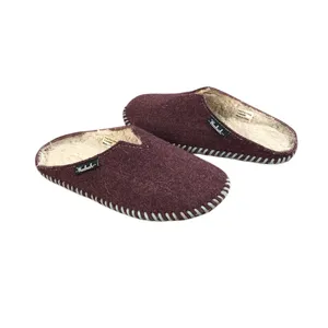 WOOLRICH Fleece-Lined Felt Slippers W's 9 Maroon Lightweight Indoor Cottagecoree thumbnail 2