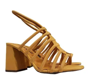 Free People Womens 7.5 Colette Leather Sandal in Hot Orange NEW thumbnail 2