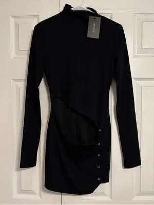OUTCAST Roni Mini Dress Black NWT thumbnail 2