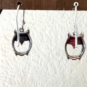 Sterling Silver Owl Dangle Earrings thumbnail 5