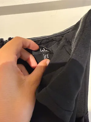 Lulu's Black Strapless Satin Cocktail Dress thumbnail 3
