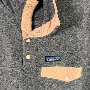 Patagonia Synchilla‎ Fleece Snap-T Pullover Gray Peach XS Lightweight Gorpcore thumbnail 8