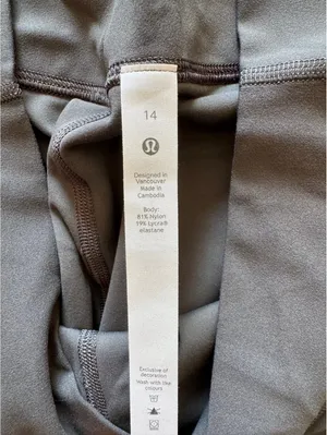 Lululemon Align High Rise 25” Graphite Grey Size 14 NWT thumbnail 6