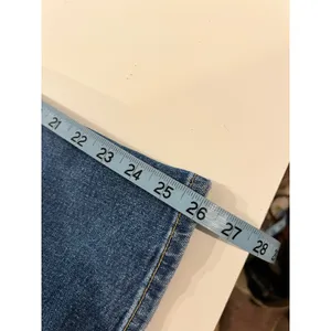 Levi's Ribcage Straight Ankle Cropped Dark Wash Cotton Denim Jeans Size 31 thumbnail 9