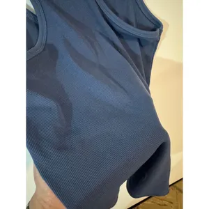BLVD Ribbed Racerback Tank – Large - Steel/Slate Blue thumbnail 4