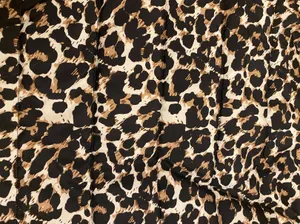 Pink Lily Cheetah Puffer Vest thumbnail 5