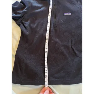 Patagonia 1/4 Zip Black Fleece Jacket Mens Womens Unisex Size S thumbnail 4