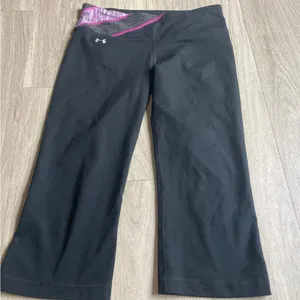 Under Armour Black pants with Pink Accent thumbnail 1