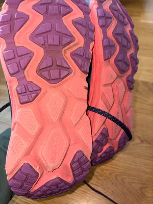 Hoka Women's Navy and Coral Athletic Running Shoes thumbnail 5