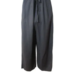 Abercrombie & Fitch Black Wide‑Leg Culotte Jumpsuit Women’s Size 4 Sleeveless thumbnail 8