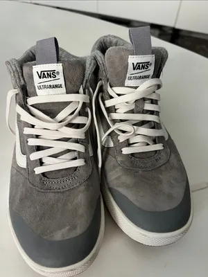 Vans Ultrarange Hi MTE Wool Frost Gray Suede High Top Sneakers Womens 8 thumbnail 2