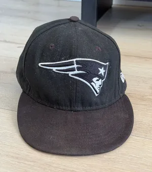 New England Patriots New Era Fitted Cap Black thumbnail 1