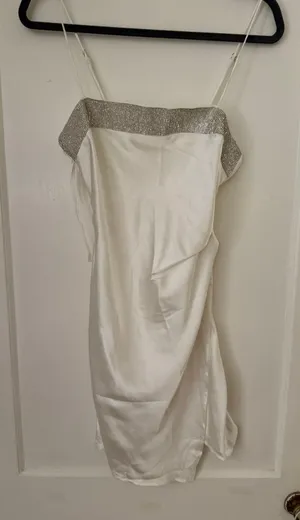 Saints And Secrets White Mini Dress thumbnail 3