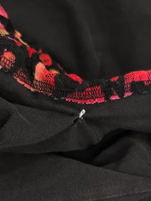 Victoria's Secret PINK Bling Vintage Foldover Flare Pants Y2K L thumbnail 9