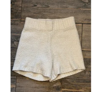 SKIMS Cozy Teddy Collection Boucle Knit Shorts Cream Bone S/M Loungewear Pajamas thumbnail 2