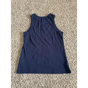 No‎ Boundaries Women's Navy Blue Ribbed Tank Top Size Large thumbnail 5