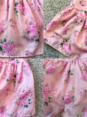 LoveShackFancy x Target Cecile Pink Floral Puff-Sleeve Dress Size 12 thumbnail 8