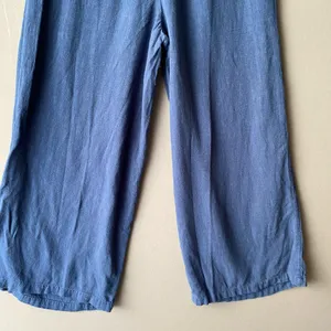 Lulu’s sz XS Sleeveless cotton blue‎ jumpsuit thumbnail 9