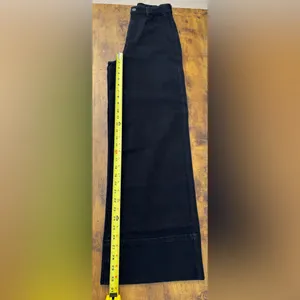NWT Universal Standard Midnight Black Wide-Leg Jeans High Rise Women's 0 (XS) thumbnail 8