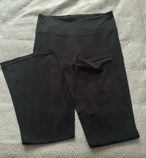 Black Lululemon Groove Nulu Super-High-Rise Flared Pant (Regular) thumbnail 1