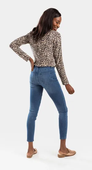 Harper Heritage Medium Wash Skinny Jeans thumbnail 2