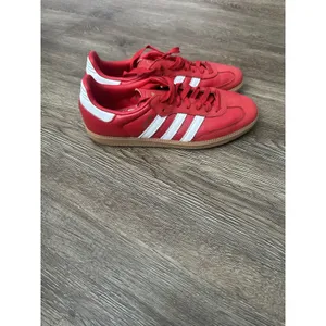 Adidas Samba OG Better Scarlet White IE6524 Women's Size 8 Authentic Worn Once!! thumbnail 2