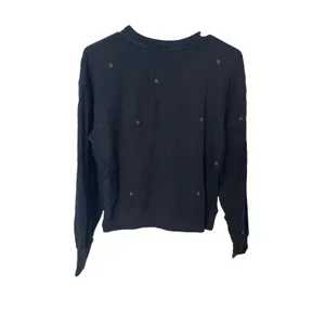 Rails Sweatshirt Womens S Small Black Ramona Bronze Star Embroidered Pullover thumbnail 7