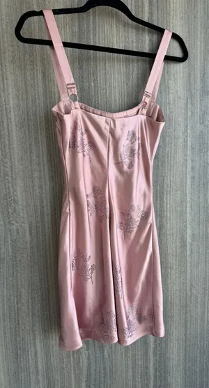 Ohpolly Pink Sparkly Mini Dress thumbnail 3