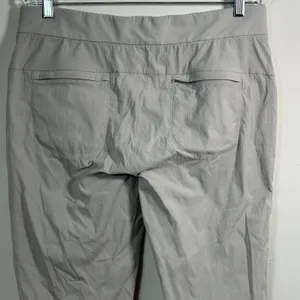 Athleta‎ Trekkie Hike Pant Womens 12 Light Gray Adjustable Leg Outdoor Hiking thumbnail 9