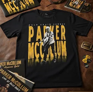 Parker McCollum "Gold Chain Cowboy" Tour T-Shirt – Size XL thumbnail 1