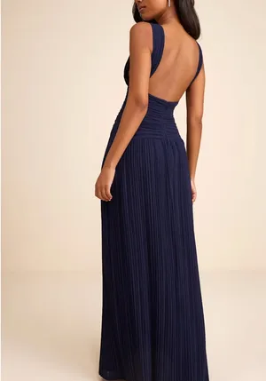 Lulus Navy Dress thumbnail 2
