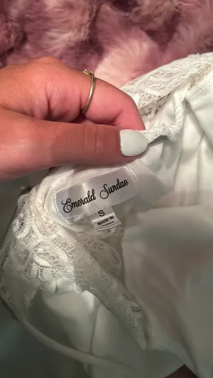 Macy's white mini dress thumbnail 4