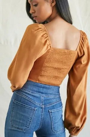 Forever 21 Cropped Sweetheart Top thumbnail 3