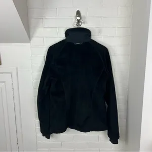 Columbia Black Zip Up Interchangeable Fuzzy Faux Fur Jacket Size M thumbnail 10