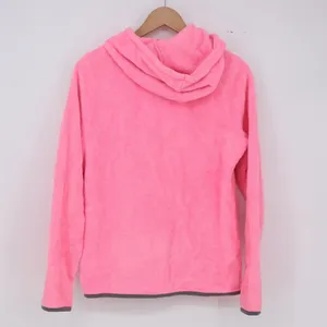 No Boundaries Hoodie Womens L Pink Full Zip Teddy Fleece Excellent thumbnail 5