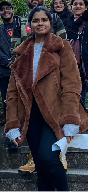 Style & Co Brown Faux Shearling Aviator Jacket thumbnail 2